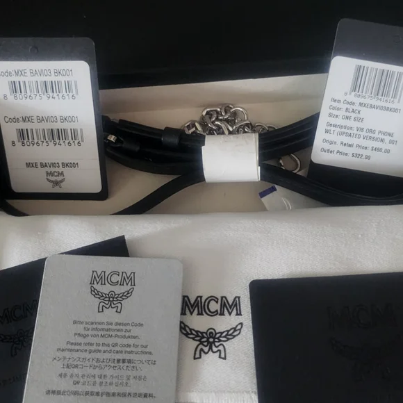 🚫SOLD🚫🆕️MCM Visetos Wallet Crossbody Bag - Picture 15 of 16